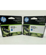 2 Pack: HP 933XL Cyan Ink Cartridges CN054AN Genuine NEW SEALED — Exp JU... - €10,26 EUR