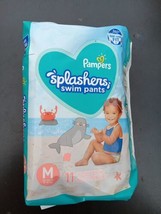 2 Pks. Pampers Splashers Medium 20-33 Lbs Swim Pool Pants Diapers (ZZ26) - £13.44 GBP