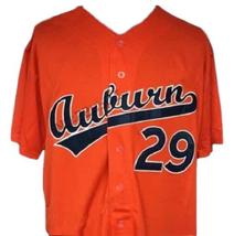 Bo Jackson #29 College Baseball Jersey Button Down Orange Any Size image 4