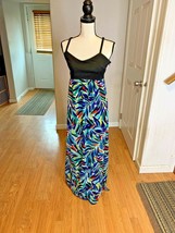 New Nicole Miller WOmens Sz 4 Tank Summer Dress maxi Long Peep Hole Back $80 - £18.73 GBP