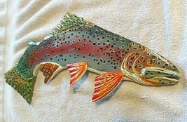 &quot; Rainbow Trout, 2022, For Sale Right Face -17 1/2 inch, #57, Ready to Ship! - £68.26 GBP