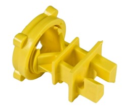 American FarmWorks IRY-AFW Screw-On Insulators for Round or Square Posts... - $439.64 MXN