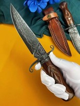 Custom Handmade High-Quality Steel Hunting Knife - Perfect for Outdoorsmen - £124.64 GBP