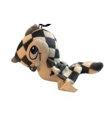 Neopets Flosam Black White Checkered board Fish Plush Stuffed Animal Kid... - £16.34 GBP