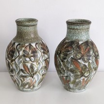 Denby Glyn Colledge Vases, Bourne Stoneware, Vintage 1960, Pair, Large - £60.99 GBP