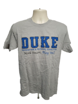 Duke University Recreation &amp; Physical Education Adult Medium Gray TShirt - £11.84 GBP