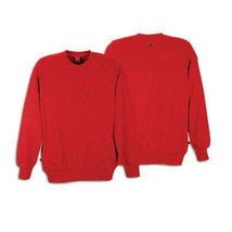 Jordan Mens Embroidered Logo Sweatshirt Color Red Size Large - £54.72 GBP