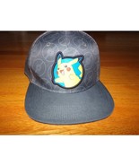 Official Pokemon Pikachu gray snap back cap Excellent - £13.78 GBP