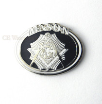 FREE MASONS MASON MASONIC BLUE LAPEL PIN BADGE 1 INCH - £4.24 GBP