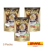 3 x Luxica Gold Instant Coffee Mix 35 in 1 Herbal Healthy Diet No Sugar ... - £55.32 GBP
