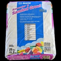 Mocha Colored Grout for Tile 25 Pound Bag of Mapei Keracolor Brown S Sanded - $59.97