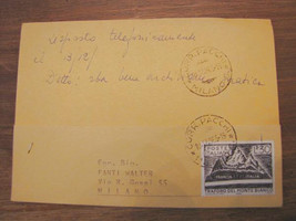 1965 Fanti Walter TRAFORO DEL MONTE WHITE POSTCARD POSTCARD 30 lire-
sho... - $13.04