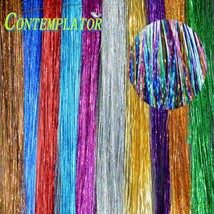 CONTEMPLATOR 12bags Fly Tying Flash Tinsel Glitter Nymph Body 12colors Combined  - £53.36 GBP