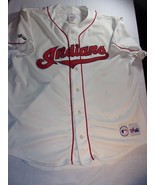 MAJESTIC GENUINE MERCHANDISE CLEVELAND INDIANS JERSEY SIZE LARGE SV 11 - $687.69 MXN