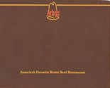 Arby&#39;s Placemat America&#39;s Favorite Roast Beef Restaurant - £10.86 GBP