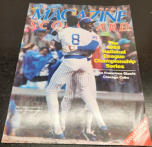 Chicago Cubs Magazine Scorecard - 1989 National League Championship Series - £10.82 GBP
