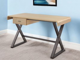 50 Inch Gold & Black Aluminum Writing Desk - €726,74 EUR