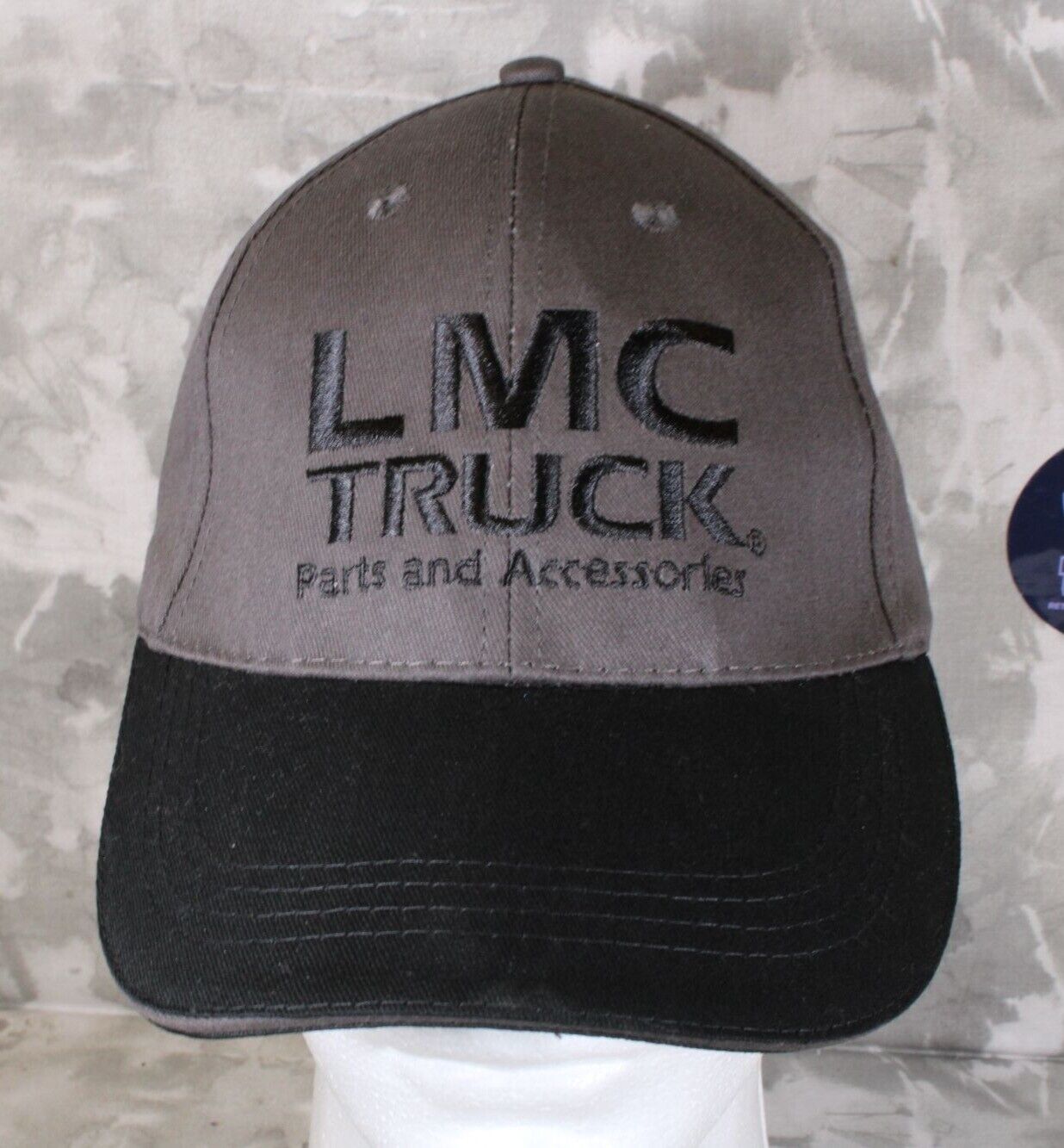LMC Truck Parts Accessories Hat Cap Gray Adult Used Strapback - $8.19