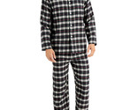 Club Room Men&#39;s Flannel Plaid Pajama Set in Hunter Multicolor-Size Small - £27.48 GBP