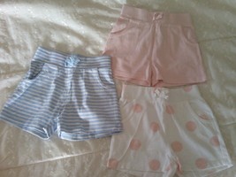 NEW 3 x pairs baby girls shorts george age 12-18 months 80-86cm - £6.04 GBP