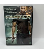 Faster DVD Dwayne Johnson Billy Bob Thornton 2010 Action Thriller R Rate... - $9.55