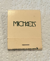 Michael&#39;s Restaurant Third Street Santa Monica Matchbook - £7.81 GBP