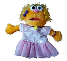 Gund 2003 Sesame Street Zoe Pink Tutu Dress 10&quot; Plush Hand Puppet - £12.53 GBP