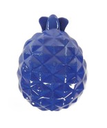 Vintage Red Wing Pottery USA Cobalt Blue Small Pineapple Lidded Candy Di... - £32.49 GBP
