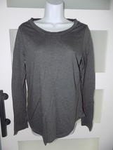 Gilligan &amp; O’Malley Gray Sleep T LS Shirt Size M Women&#39;s - $16.56