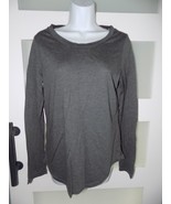 Gilligan &amp; O’Malley Gray Sleep T LS Shirt Size M Women&#39;s - $22.46 CAD