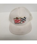 Vintage Miller Life Cedar Rapids, Iowa 100 Racing Snapback Trucker Hat - £11.59 GBP