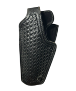 Vintage Heavy Duty Gear Hanson Holsters H-1001 Left Handed Basket Weave ... - $58.65 CAD