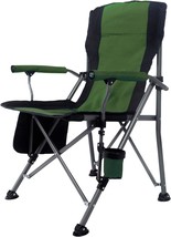 The Maiufun Portable Camping Chair Folding Heavy Duty Quad Outdoor Large... - £51.89 GBP