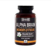 Alpha Brain Memory & Focus Daily Cognitive Support 60 CAPSULES - $455.98 MXN
