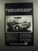 1978 Kodak Carousel Projectors Ad - just keeps getting better - $18.49