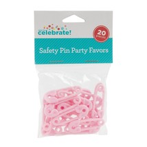 Safety Pin Party Favor Pink Charms - £3.95 GBP