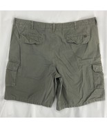 Northwest Territory Mens Green Distressed Cargo Shorts Size 46&#39; W x 10.5... - £11.06 GBP
