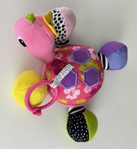 Infantino Plush Turtle Teether Stroller Clip Mirror Pal 8 Inch - £6.26 GBP
