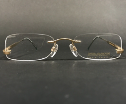Daniel Swarovski Eyeglasses Frames S103 /20 V 6052 Gold Rectangular 51-19-125 - £73.71 GBP