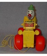 Fisher Price Jalopy with Wooden Clown Childrens Pull Toy 724 - €10,19 EUR