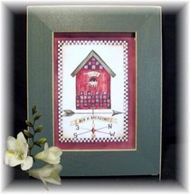 Americana Lighthouse PICTURE/PRINT w/WOOD Green Frame - £7.14 GBP