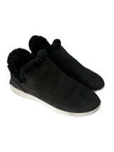 OLUKAI Womens Ankle Boots Shoes MALUA HULU Black Fleece Lined Sz 7.5 - $47.03