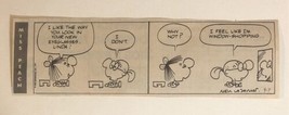 1977 Miss Peach Vintage comic Strip - $2.96