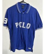 Polo Ralph Lauren Youth Kids White Marine Blue Polo 67 Logo Shirt Sz XL ... - €16,79 EUR