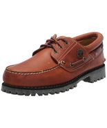 Timberland Men&#39;s Authentic 3-Eye Lug Handsewn Boat Shoe, Medium Orange F... - $2,017.36 MXN+