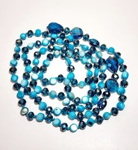 Long Bead Length 45&quot; Necklace Jewelry Supply Costume Handmade B66 Maine - £8.62 GBP