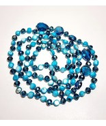 Long Bead Length 45&quot; Necklace Jewelry Supply Costume Handmade B66 Maine - £8.64 GBP