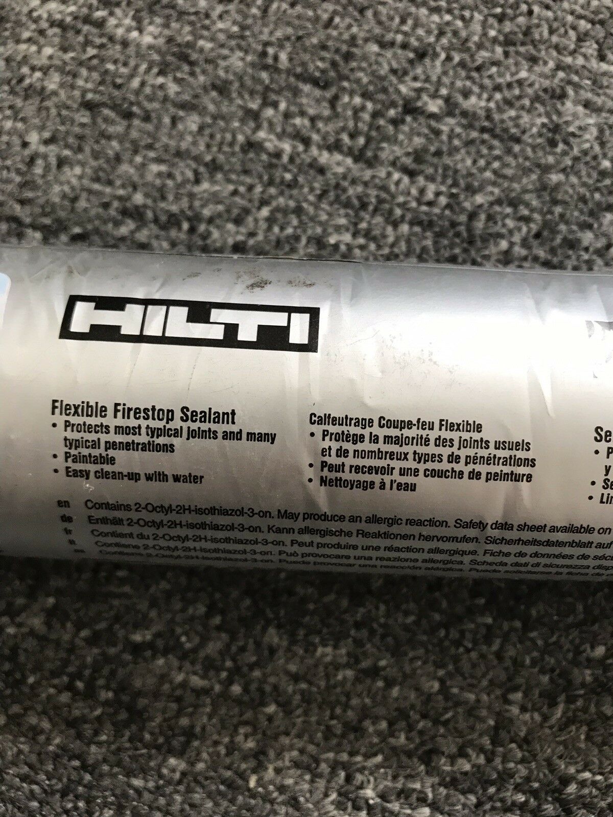 Hilti FSOne Max Firestop Sealant 20 oz 2101532 Sausage Tube