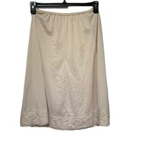 Vintage pinehurst lingerie USA beige lace 5254 half slip Size M - $19.79