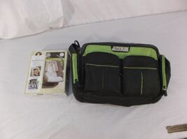 Eddie Bauer Places &amp; Spaces Duffle Diaper Bag With baby 2 in 1 headrest ... - $20.24